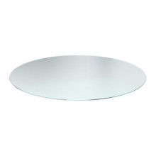 Mesa de jantar de vidro, vidro redondo claro / manchado moderado para a decoração